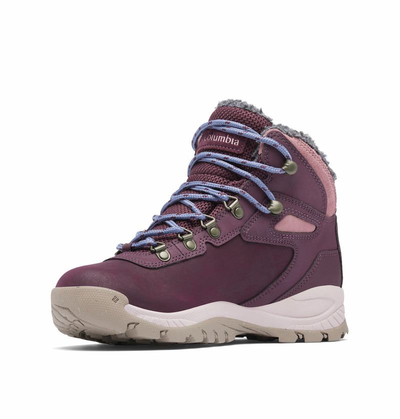 Botines-Para-Mujer-Impermeable-Newton-Ridge™-Plus-II-Omni-Heat™-Guinda-Columbia