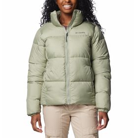 CASACA PARA MUJER SINTÉTICA CIERRE COMPLETO PUFFECT™ II VERDE COLUMBIA