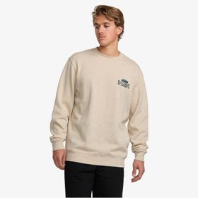 Polerón Para Hombre Short Sands Crew Blanco Billabong