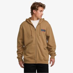 Polerón Para Hombre Short Sands Zip Marrón Billabong