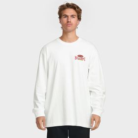 Polo Para Hombre Manga Larga Double Spread OG Blanco Billabong