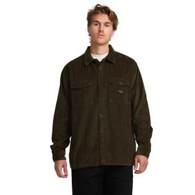 Camisa Para Hombre Manga Larga Bong Days Marrón Billabong