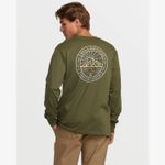 Polo-Para-Hombre-Manga-Larga-Rockies-A-Div-Verde-Billabong