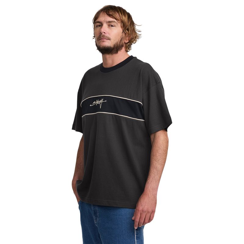 Polo-Para-Hombre-Warped-Negro-Billabong