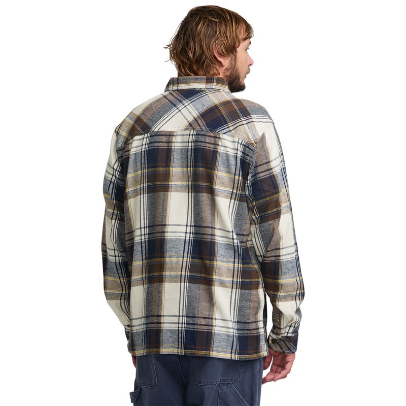Camisa-Para-Hombre-Manga-Larga-Bad-Dog-Flannel-Gris-Billabong