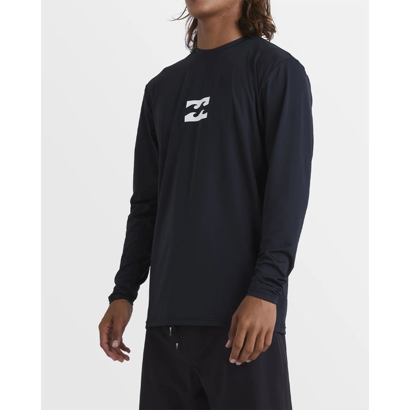 Lycra-Para-Hombre-Manga-Larga-All-Day-Wave-LF-Negro-Billabong
