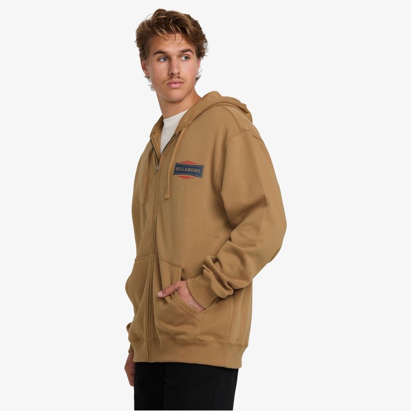 Poleron-Para-Hombre-Short-Sands-Zip-Marron-Billabong