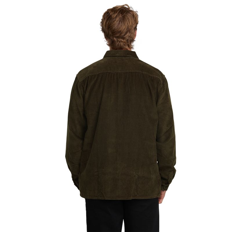 Camisa-Para-Hombre-Manga-Larga-Bong-Days-Marron-Billabong