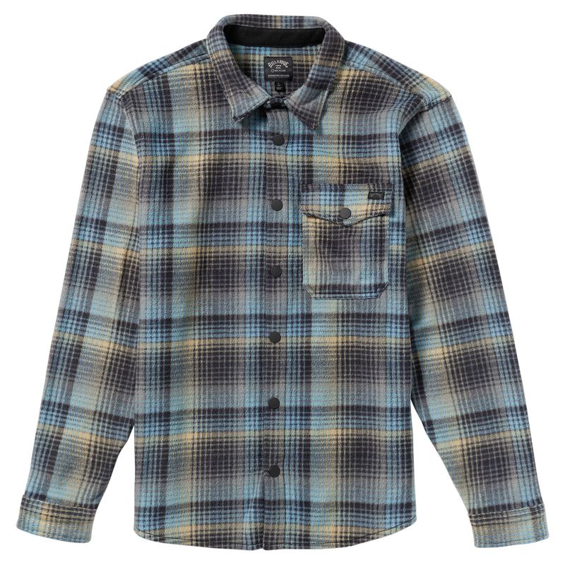 Camisa-Para-Hombre-Manga-Larga-Furnace-Flannel-Negro-Billabong