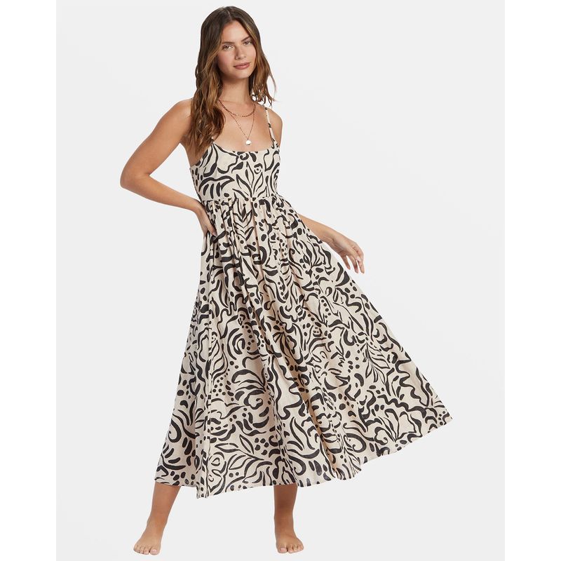 Vestido-Para-Mujer-Island-Heat-Negro-Billabong