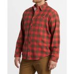 Camisa-Manga-Larga-Para-Hombre-Coastline-Flannel-Rojo-Billabong
