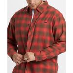 Camisa-Manga-Larga-Para-Hombre-Coastline-Flannel-Rojo-Billabong