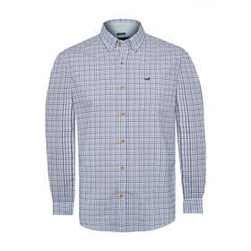 Camisa Manga Larga Para Hombre Algodón Orgánico Viyellabut Azul Rockford
