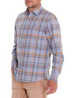 Camisa-Manga-Larga-Para-Hombre-Algodon-Organico-Flannel-Multicolor-Rockford