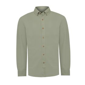 Camisa Manga Larga Para Hombre Algodón Orgánico Hunter Azul Rockford