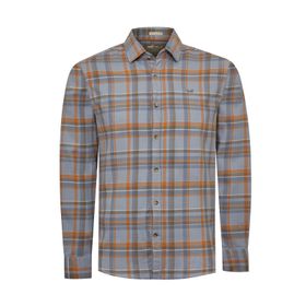 Camisa Manga Larga Para Hombre Algodón Orgánico Flannel Multicolor Rockford