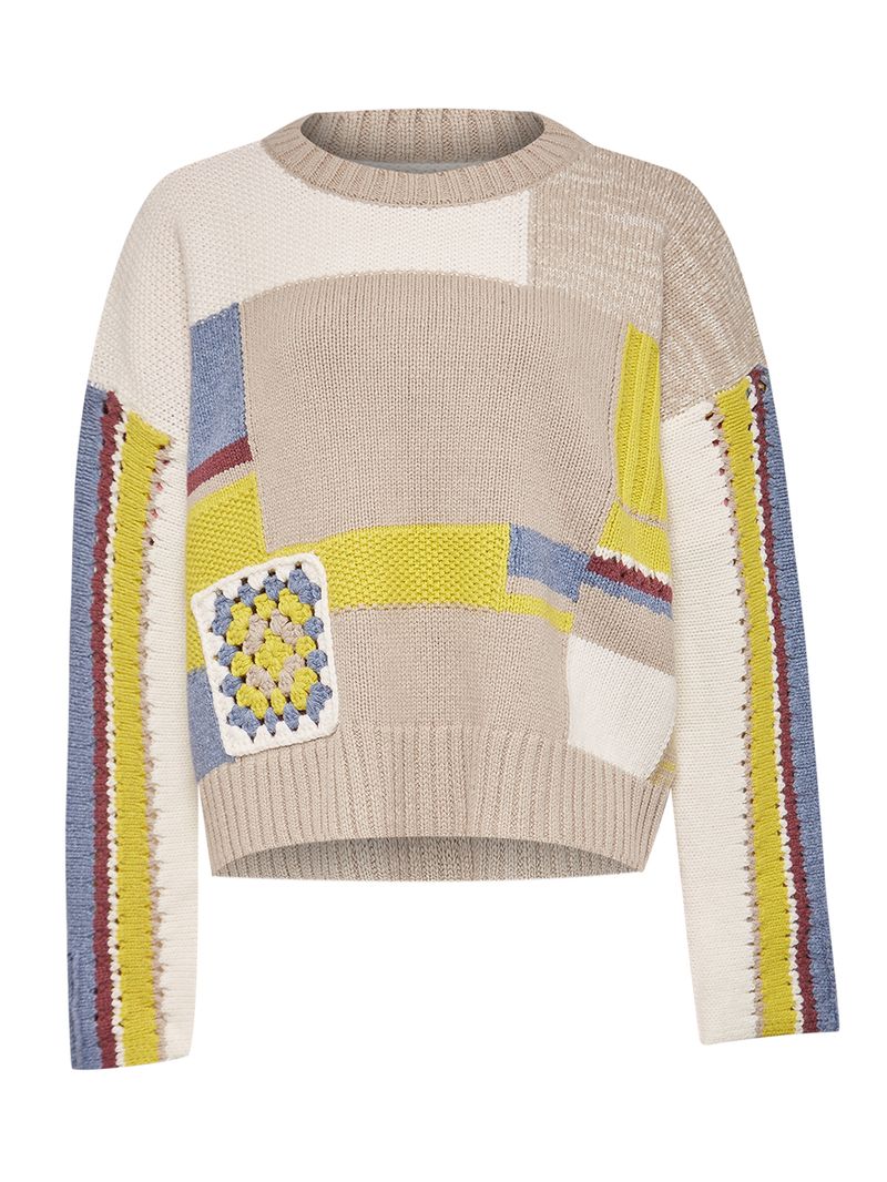 Chompa-Para-Mujer-Lana-Pissis-Beige-Crudo-Rockford