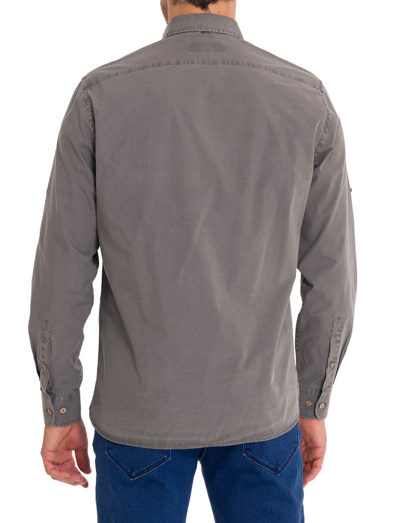 Camisa-Manga-Larga-Para-Hombre-Algodon-Organico-Leeds-Gris-Rockford
