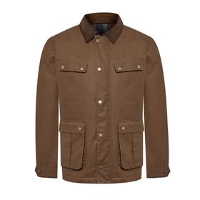 Casaca Para Hombre Algodón Wax Café Rockford