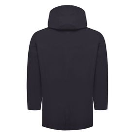 Casaca Impermeable Para Hombre Poliéster Reciclado Raincoat Azul Rockford