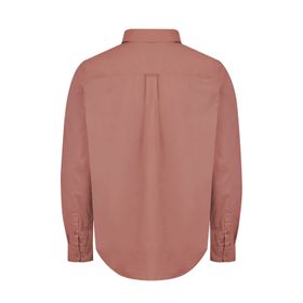 Camisa Manga Larga Para Hombre Algodón Orgánico Galiton Rosado Rockford