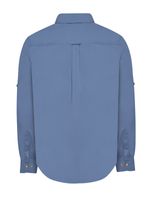 Camisa-Manga-Larga-Para-Hombre-Algodon-Organico-Galiton-Azul-Rockford