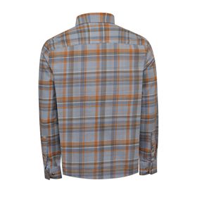 Camisa Manga Larga Para Hombre Algodón Orgánico Flannel Multicolor Rockford