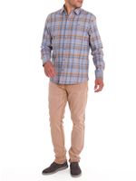 Camisa-Manga-Larga-Para-Hombre-Algodon-Organico-Flannel-Multicolor-Rockford
