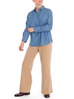 Blusa-Manga-Larga-Para-Mujer-Algodon-Organico-Makalu-Azul-Rockford