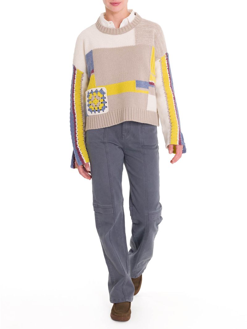Chompa-Para-Mujer-Lana-Pissis-Beige-Crudo-Rockford