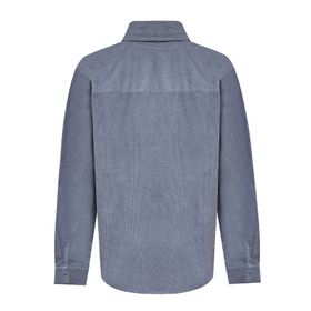 BLUSA MANGA LARGA PARA MUJER ALGODÓN ORGÁNICO MANASLU AZUL ROCKFORD