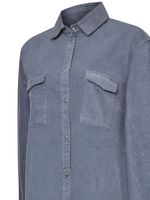 Blusa-Manga-Larga-Para-Mujer-Algodon-Organico-Manaslu-Azul-Rockford