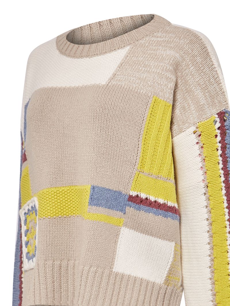 Chompa-Para-Mujer-Lana-Pissis-Beige-Crudo-Rockford