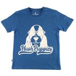 Polo-Manga-Corta-Para-Niño-Algodon-Polo-St-Mc-Surf-Azul-Hush-Puppies-Kids