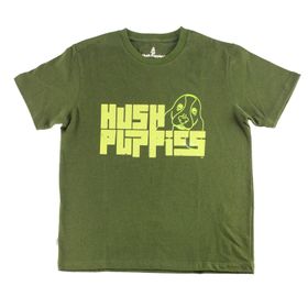 POLO MANGA CORTA PARA NIÑO ALGODÓN POLO MC DINOSAURIO VERDE HUSH PUPPIES KIDS
