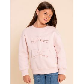 POLERA PARA NIÑA ALGODÓN RECICLADO CINTA ROSADO HUSH PUPPIES KIDS