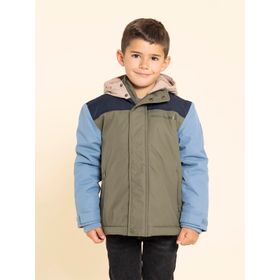 CASACA PARA NIÑO POLIÉSTER WATERPROOF
 SILVESTRE VERDE HUSH PUPPIES KIDS