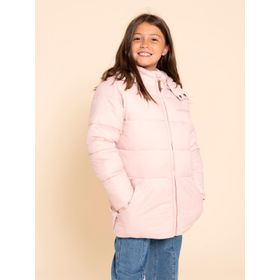 CASACA PARA NIÑA ALGODÓN RECICLADO CAMPO ROSADO HUSH PUPPIES KIDS