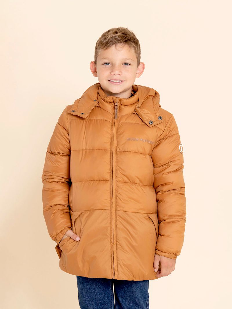 Casaca-Para-Niño-Algodon-Reciclado-Campo-Camel-Hush-Puppies-Kids