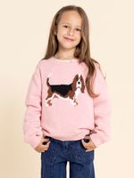 Chompa-Para-Niña-Algodon-Basset-Rosado-Hush-Puppies-Kids