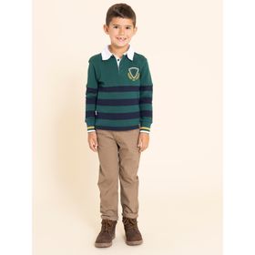 Pantalón Para Niño Algodón Belt Beige Hush Puppies Kids