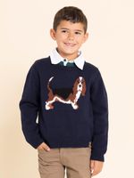 Chompa-Para-Niño-Algodon-Basset-Navy-Hush-Puppies-Kids