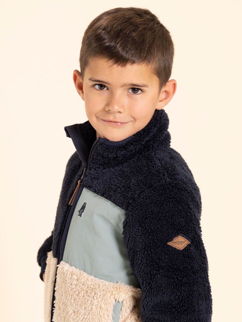 Polar-Para-Niño-Peludo-Reciclado-Arco-Azul-Hush-Puppies-Kids