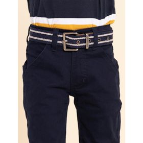 PANTALÓN PARA NIÑO ALGODÓN BELT AZUL HUSH PUPPIES KIDS