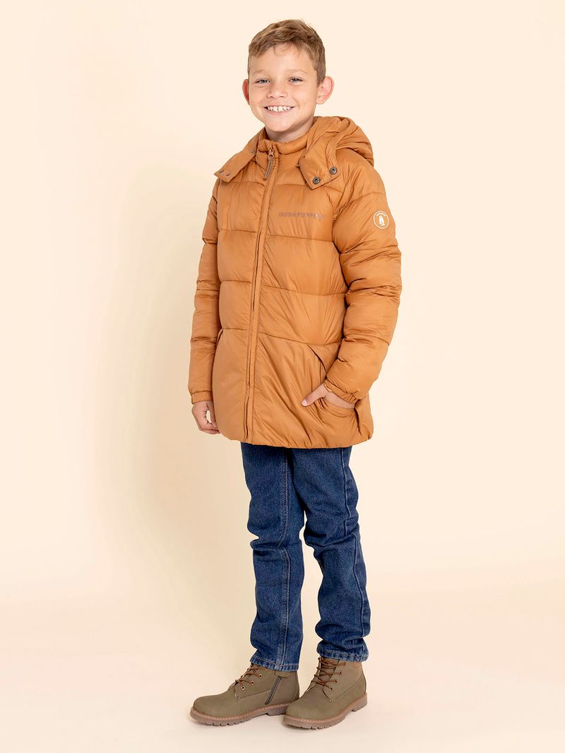 Casaca-Para-Niño-Algodon-Reciclado-Campo-Camel-Hush-Puppies-Kids