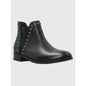 BOTÍN PARA MUJER CUERO ALVA NEGRO HUSH PUPPIES