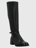 Bota-Para-Mujer-Cuero-Kyla-Negro-Hush-Puppies