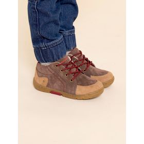 BOTÍN PARA NIÑO CUERO CACO II MARRÓN HUSH PUPPIES