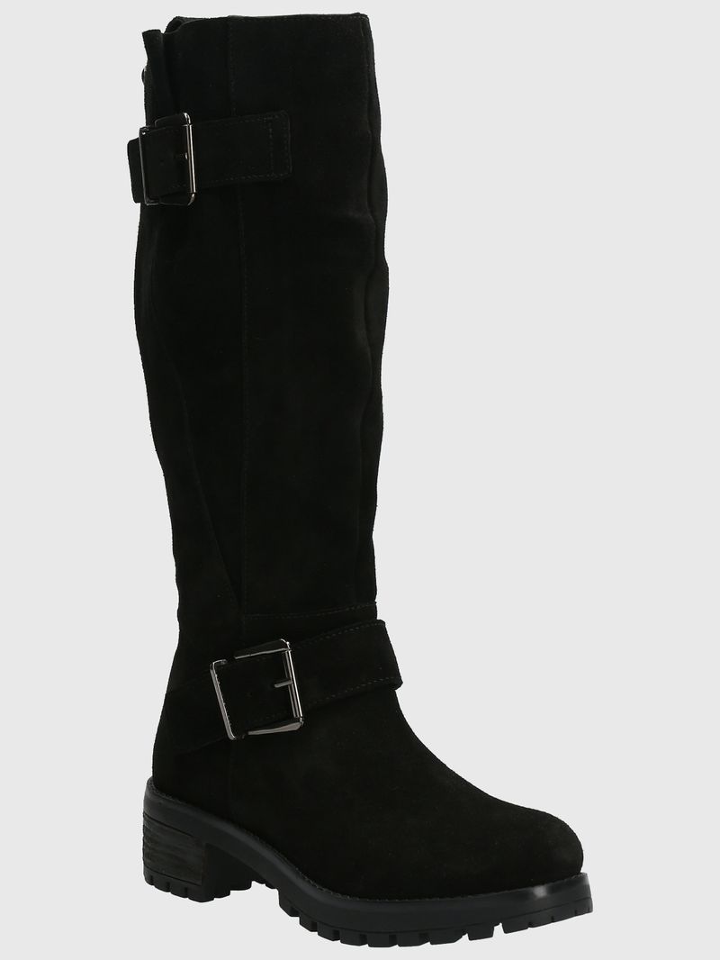 Bota-Para-Mujer-Cuero-Ester-Negro-Hush-Puppies