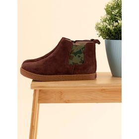 BOTÍN PARA NIÑO GAMUZA PIOMBINO MARRÓN HUSH PUPPIES